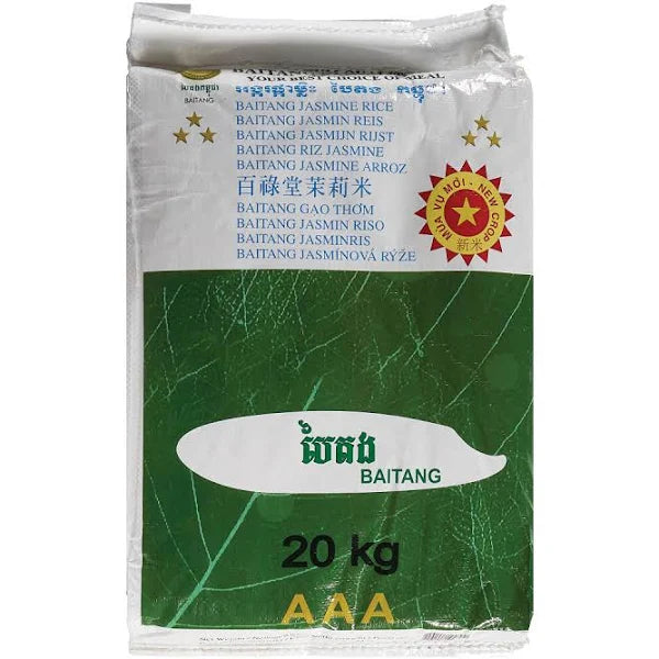 Bai Kong Grade jasmine rice 20kg