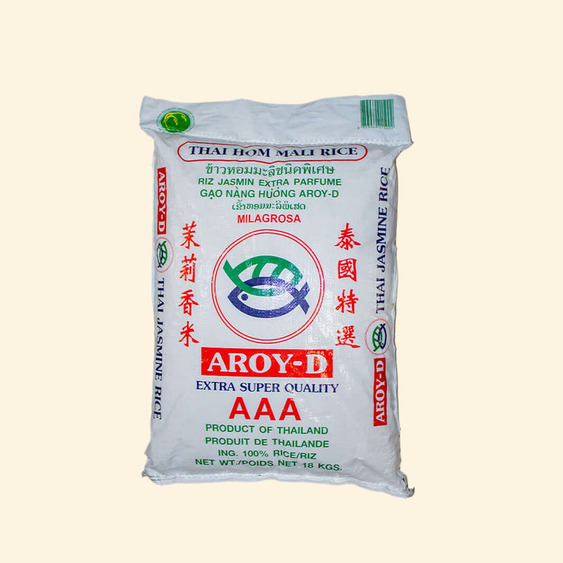 Aroy-D  Thai Jasmine Rice 18 Kg