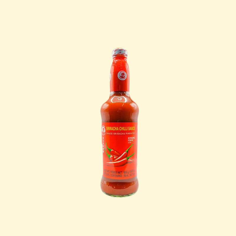 Sriracha is a spicy solution to all your problems! This 800g bottle of chilli sauce never fails to bring zesty flavor to any dish. So grab some Sriracha and up the ante in the kitchen! (And don't forget the tissues!)