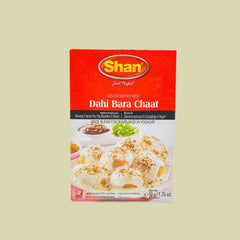 Shan Dahi Bara Chaat 50g is an expert blend of Indian spices, deep-fried chickpea and dried lentils. This savory snack is made with all-natural ingredients, providing a flavorful crunch and satisfying texture. Enjoy the delightfully tasty and nutritious snack anytime for a burst of flavor.