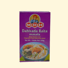 MDH Dahivada Raita Masala is a unique blend of spices and herbs that adds a delicious twist to any raita recipe. Its mix of spices such as cumin, coriander and chili provides a flavorful balance to meals, with 100g of this mix making up to 8 servings. With MDH Dahivada Raita Masala, you can create a delicious raita every time.