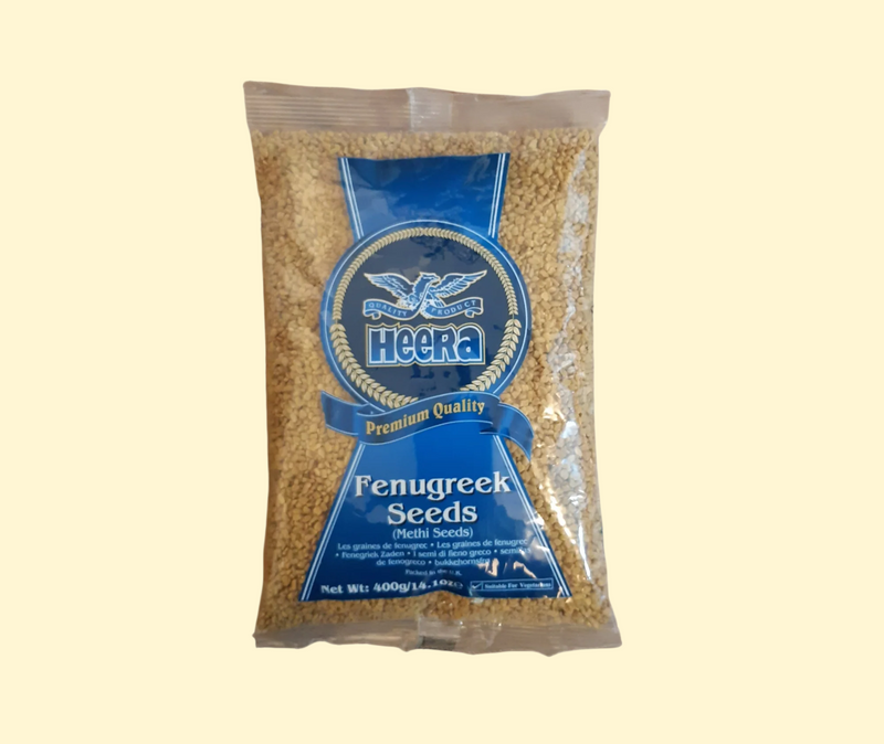 Turn up the flavor of your food with these premium Heera Fenugreek Seeds! Packed with taste and aroma, they'll give your recipes an extra hint of deliciousness! A must-have for any spice-lover's kitchen. (And let's face it, who isn't a spice-lover?! ;) )