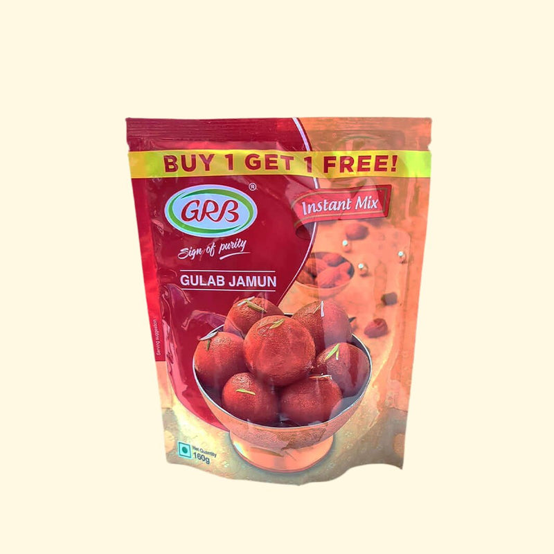 Let's jam with GRB Gulab Jamun! This 160g pack is filled with juicy, deliciousness that'll make your taste buds dance with joy. Treat yourself and your sweet tooth to this melt-in-your-mouth experience - no spoon required!