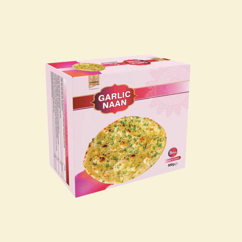 Crown Foods Garlic Naan