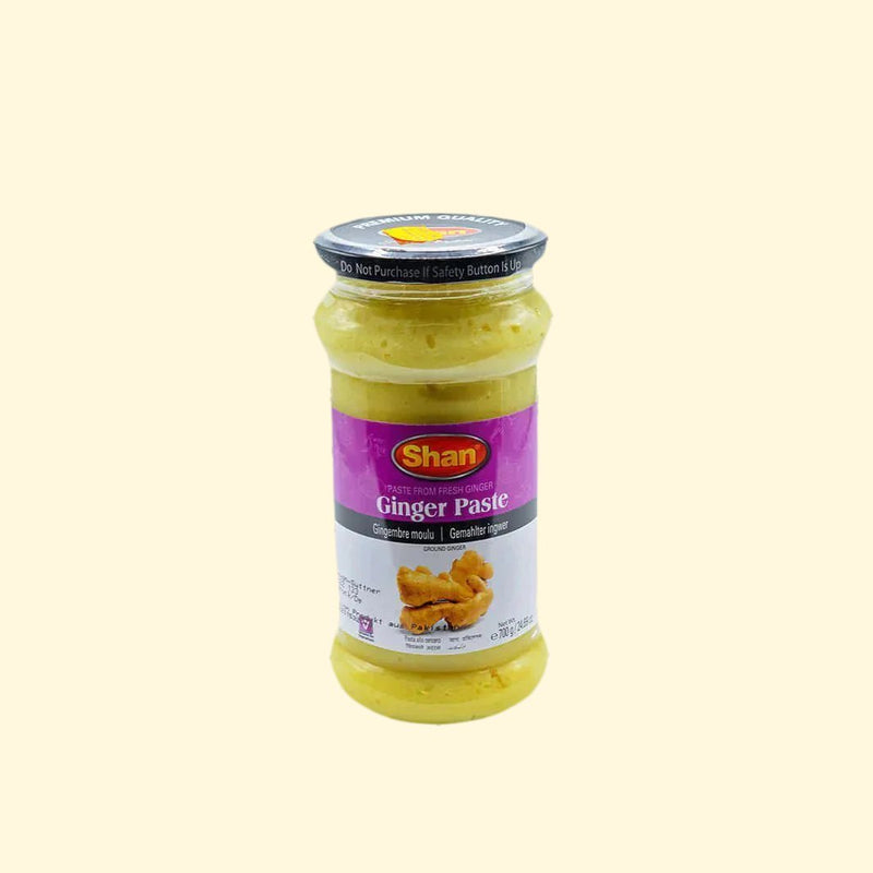 Shan Ginger Paste is a convenient and versatile ingredient for your kitchen, perfect for adding the kick of flavorful ginger to your favorite dishes. The 300g jar is perfect for small to medium households, providing plenty of zingy ginger taste for up to 4-5 months.