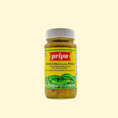 Priya Green Chilli sliced (without garlic) 300g