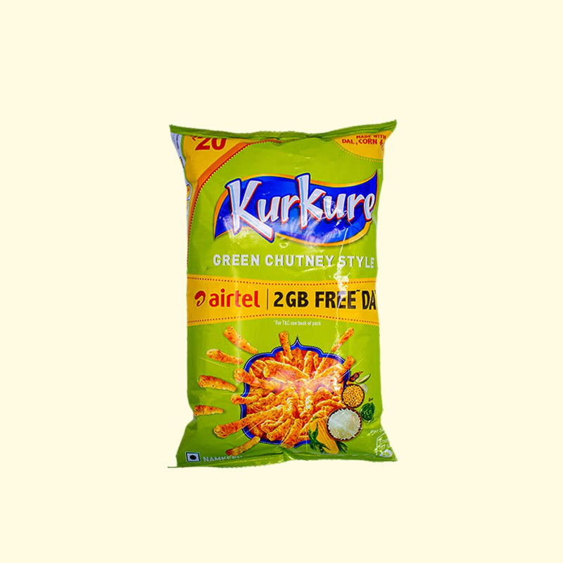 Spice up your snack game with Kurkure Green Chutney Style! This 90g bag is the perfect size for on-the-go snacking, so you can get your chutney fix wherever you are. Get ready to tango with a flavour explosion!