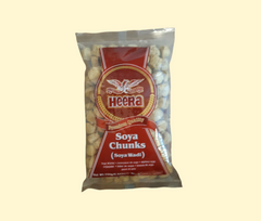 Introducing Heera Soya Chunks (Soya Wadi)! These delicious treat bites are packed with health benefits, providing a protein punch to your daily diet. Take your taste buds on a joyride with this tasty soy alternative - perfect for any meal or snack time! Yum city!