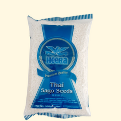 Satisfy your cravings with Heera Thai Sago Seeds! Sprinkle this crunchy 500g pack on your favorite dishes and enjoy the delicious Thai flavor. Add more zing to your meals with Heera Sago - a true crowd pleaser that'll have everyone asking for more!