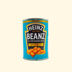 This delicious and nutritious meal in a can is perfect for those wild adventurers who need to refuel on the go! Our Heinz Beans in a rice tomato sauce make for an amazing tasting snack, and the 415g can means it's just the right size for an energizing bite. So what are you waiting for? Bon appetite!