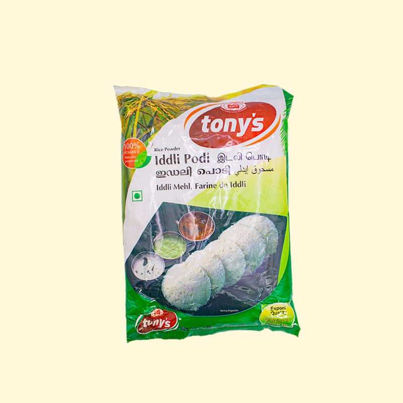 Get Tony's Iddli Podi 1kg and turn your ordinary plain iddlis into taste-tastic tandoori masterpieces. Our zesty spice powder is handcrafted for zingy, tropically-inspired flavour. Yummmmmo!