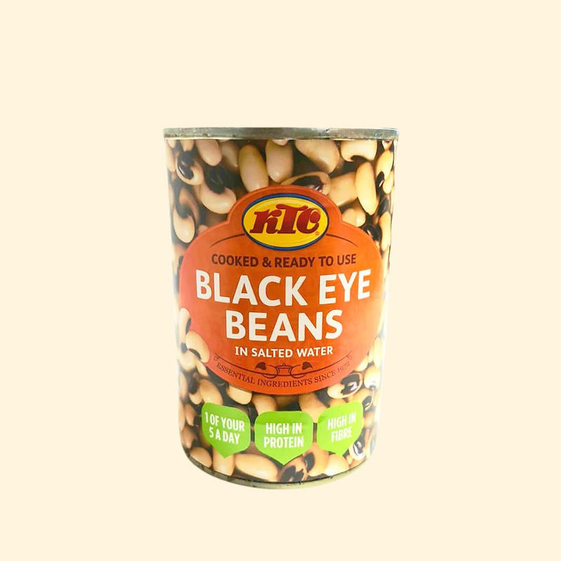 Skip the pod-picking with these pre-cooked KTC Black Eye Beans! A perfectly balanced mix of salty goodness, these beans make for an easy side dish - just heat and serve. Get your delicious fix in minutes! (Minutes? Who said minutes? We meant seconds!)