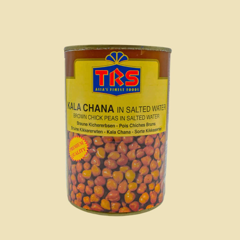 Spice up your dinner menu with TRS Kala Chana in Salted Water 400g! This delicious and unique Indian legume is made with premium chana beans and salted water. Enjoy its delicious flavor and nutty texture in a variety of dishes – from curries to salads. Bring an exotic touch to your next meal with TRS Kala Chana!