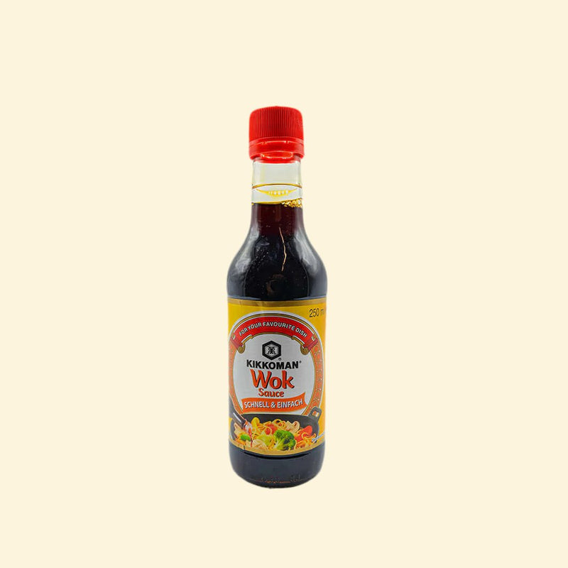 Introducing Kikkoman Wok Sauce - the perfect companion for your stir fry adventures! This 250ml bottle contains a delicious blend of spices that will jazz up your favourite meals, while never compromising on flavour! Get cooking and take your taste buds on an unforgettable ride!