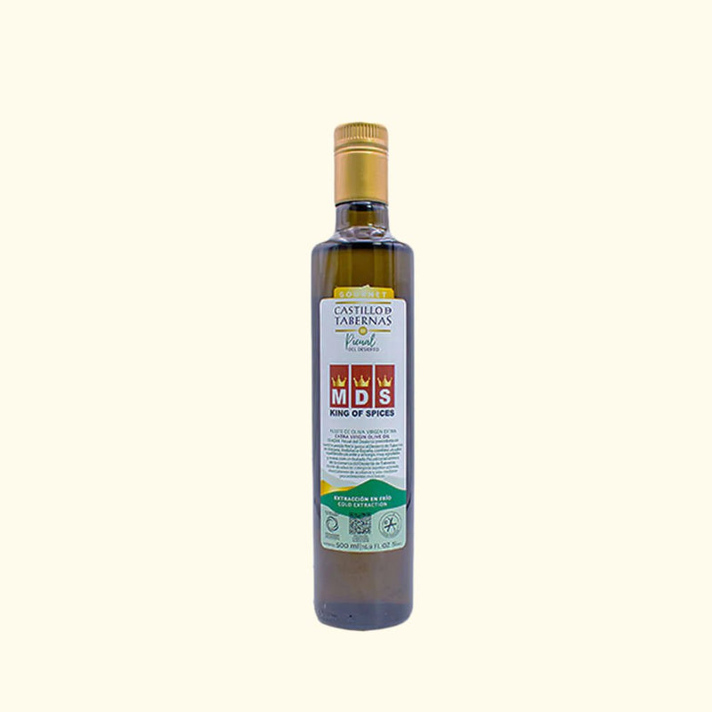 Our MDS Olive Oil is naturally crafted with no artificial ingredients and is perfect for all culinary needs. Each 500ml bottle is filled with high-quality cold-pressed extra-virgin olive oil sourced from Mediterranean regions. This product is only the best for its balanced and smooth flavor, making it both a great cooking oil and a salad dressing.