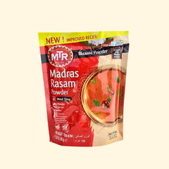 Wrap your taste buds in a warm embrace with MTR Madras Rasam! Perfectly balanced with fragrant spices and delicious aromas, this 100g pack of oh-so-flavorful rasam will leave your tummy happy and your taste buds dancing. Get ready for good times with your soon-to-be favorite treat!