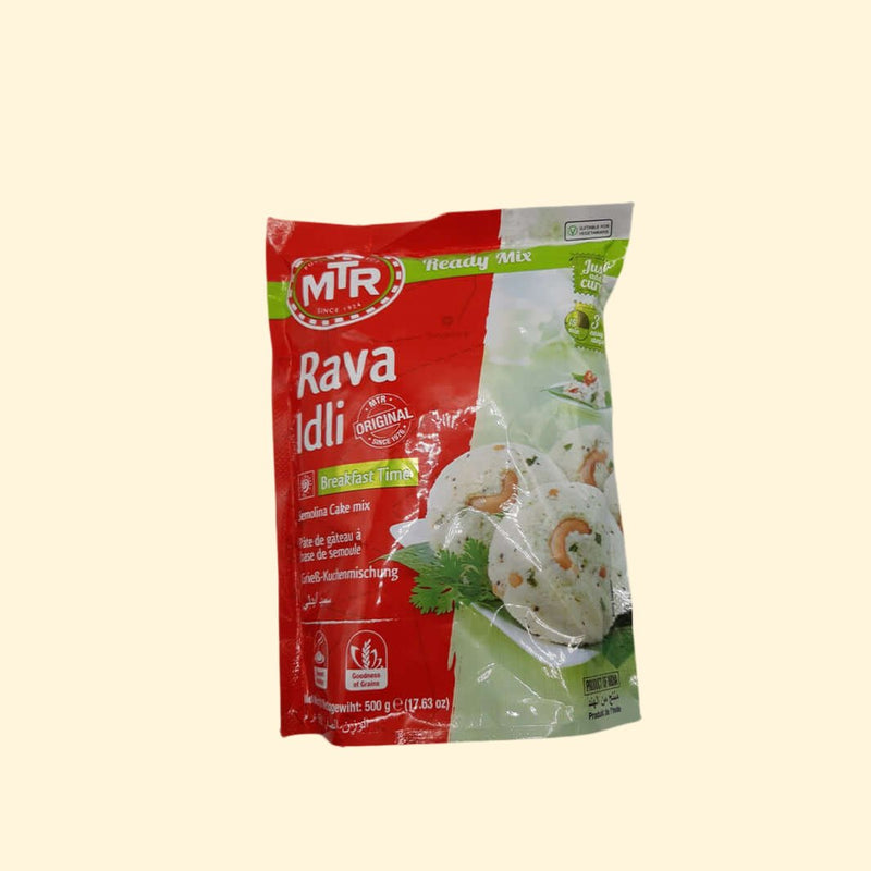 Embark on a delicious culinary adventure with MTR Rava Idli! Make delicious Idlis in no time with this quick and easy-to-use mix. Perfect for a snack or a meal, add your own flavors and condiments to personalize it. Enjoy the flavor and convenience of MTR Rava Idli today!