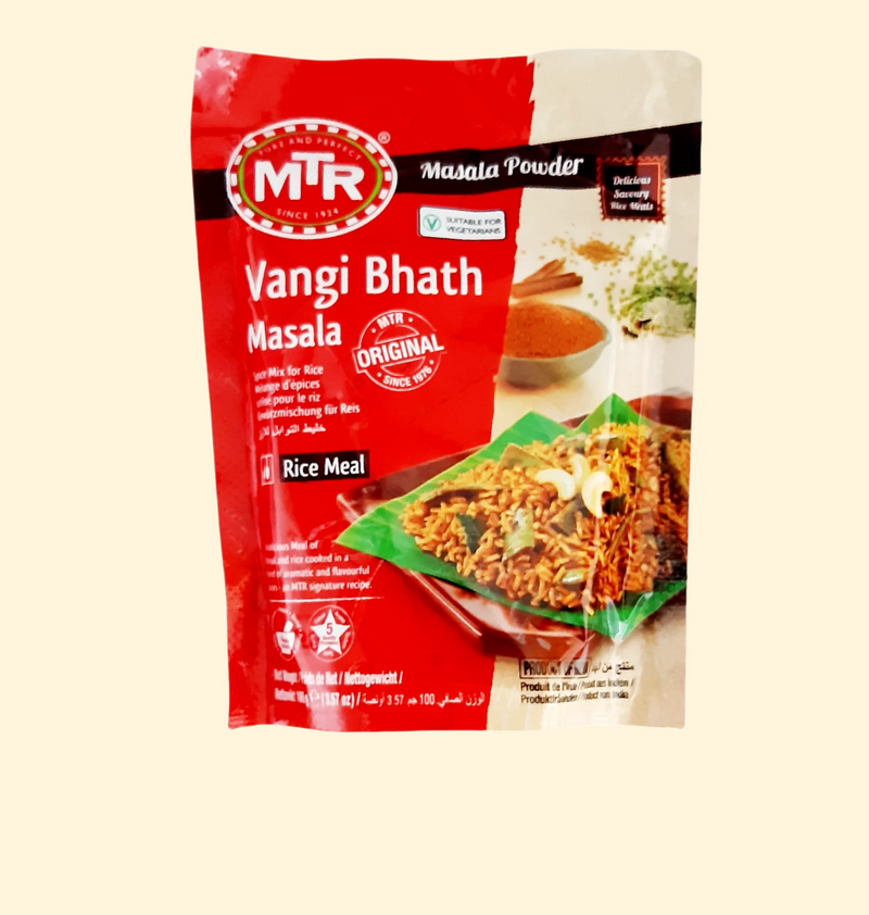 Take your tastebuds on a flavorful adventure with MTR Vangi Bhath Masala! This authentic masala blend is bursting with exotic spices, so get ready to take your meals to the next spicy level. With just one packet, your home-cooked dishes will be filled with the rich, bold flavors of south India! So don't wait, start your journey today!