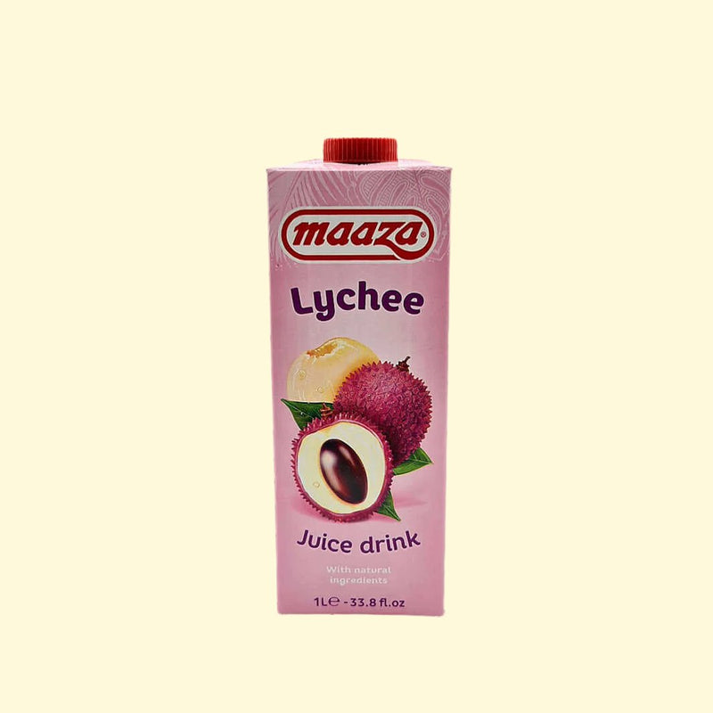 Quench your thirst with a exotic flavor of Maaza Lychee! Enjoy 1 Liter of a cool, refreshing, and succulent Lychee drink! With its sweet, juicy flavor, Maaza Lychee is sure to tantalize your taste buds with every sip! So why wait? Grab yours today!