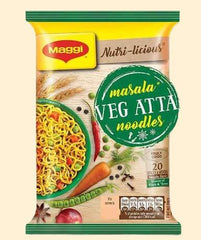 Introducing Maggi Masala Veg Atta Noodles, the tastiest way to spice up your lunch or dinner! Bursting with flavor, this delicious meal solution comes in a convenient 72.5g size so you can enjoy a quick bite and get right back to your day. Dig in and welcome the flavor revolution!