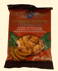 Afroase-Plantain Chips Naturally Sweet 80g