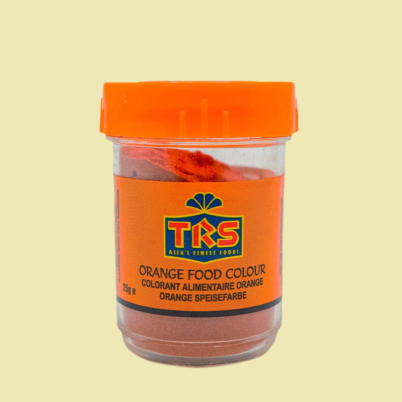 Let your culinary creations shine with TRS Orange Food Colour 25g! Nothing adds zing to a dish quite like a vibrant splash of citrusy orange, and its convenient 25g size means you won't be left without your secret ingredient. Invigorate your guests' taste buds with a delicious POP of colour!