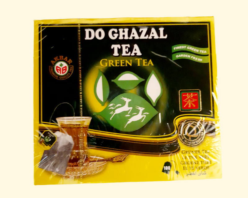 Akbar Do Ghazal Tea - Green Tea (100 Tea Bags) 200g