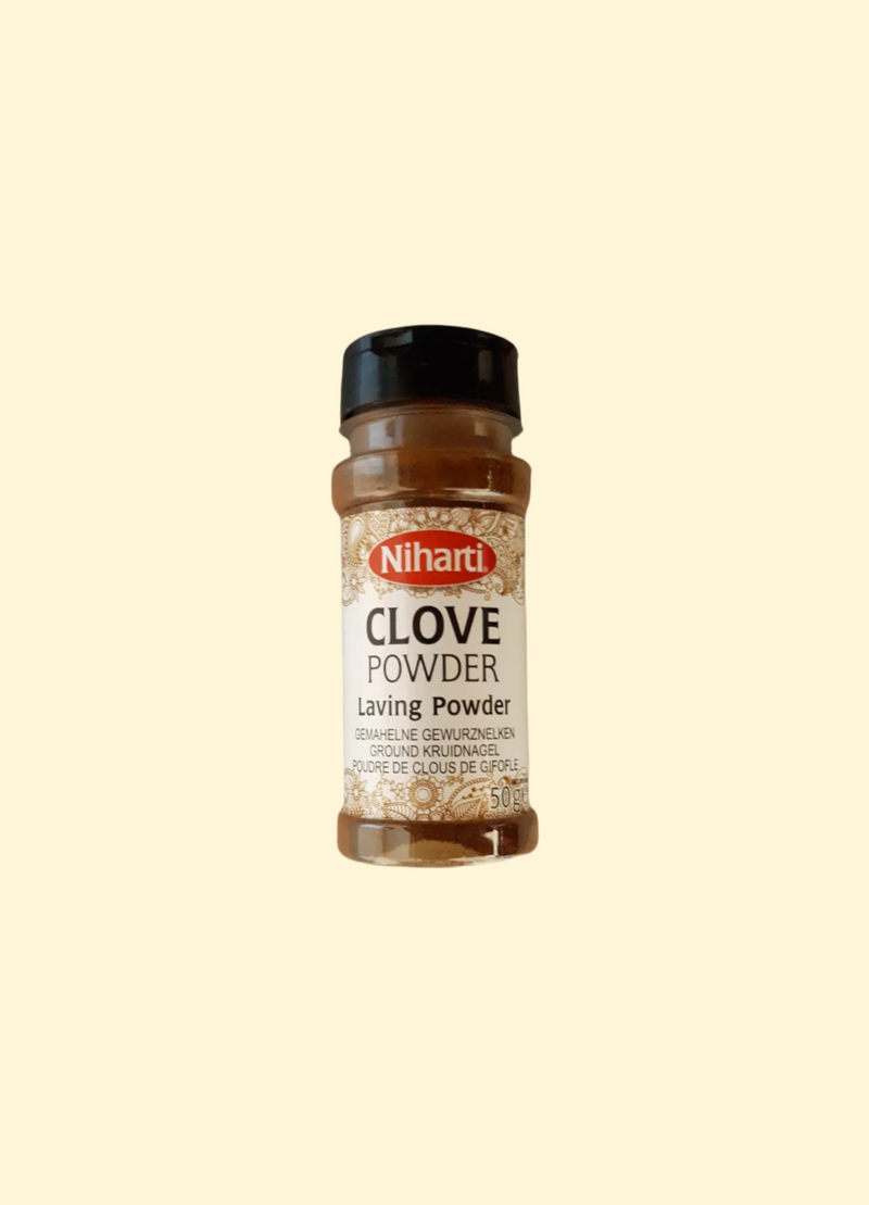 Niharti Clove Powder enriches your meals with the spicy and stimulating flavor of cloves. Use it to season your favorite dishes with its distinct taste, or sprinkle it over dishes for added flavor and kick. Enjoy the warming aroma and flavor of this versatile 50 g package.