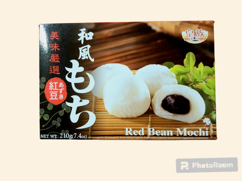 Introducing Royal Family Red Bean Mochi, the snack fit for a king! This 210g bag of mochi is made with sweet, chewy red beans, sure to satisfy any craving for something sweet. No need to bow down - treat yourself to some royalty today!