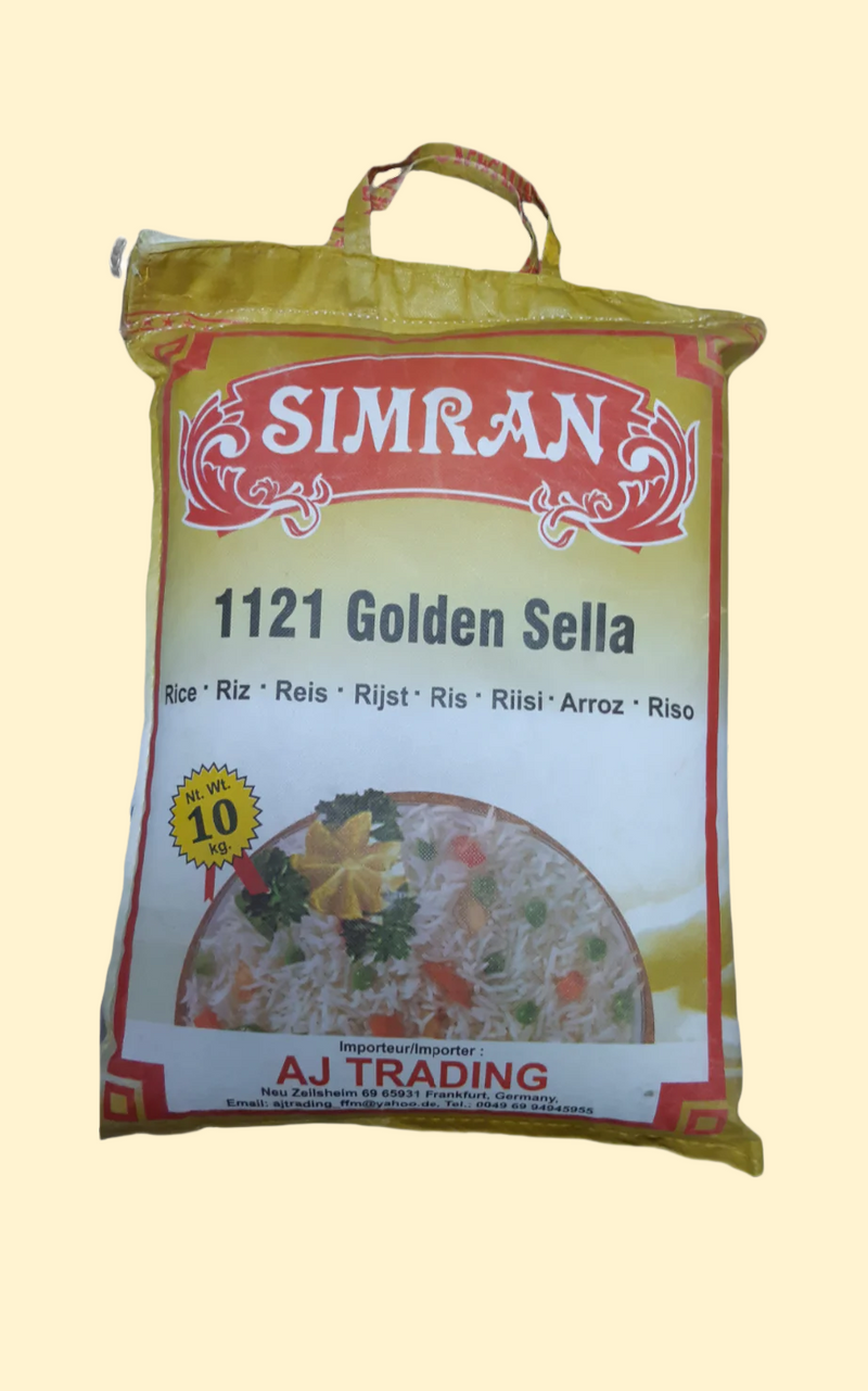 Simran's Golden Sella Rice 1121 is the perfect companion for making those delectable delicacies. Impress your friends and family with its appetizing aroma and scrumptious taste! With its top-notch quality and delightful flavor, you'll be shooing away your jitters in no time!