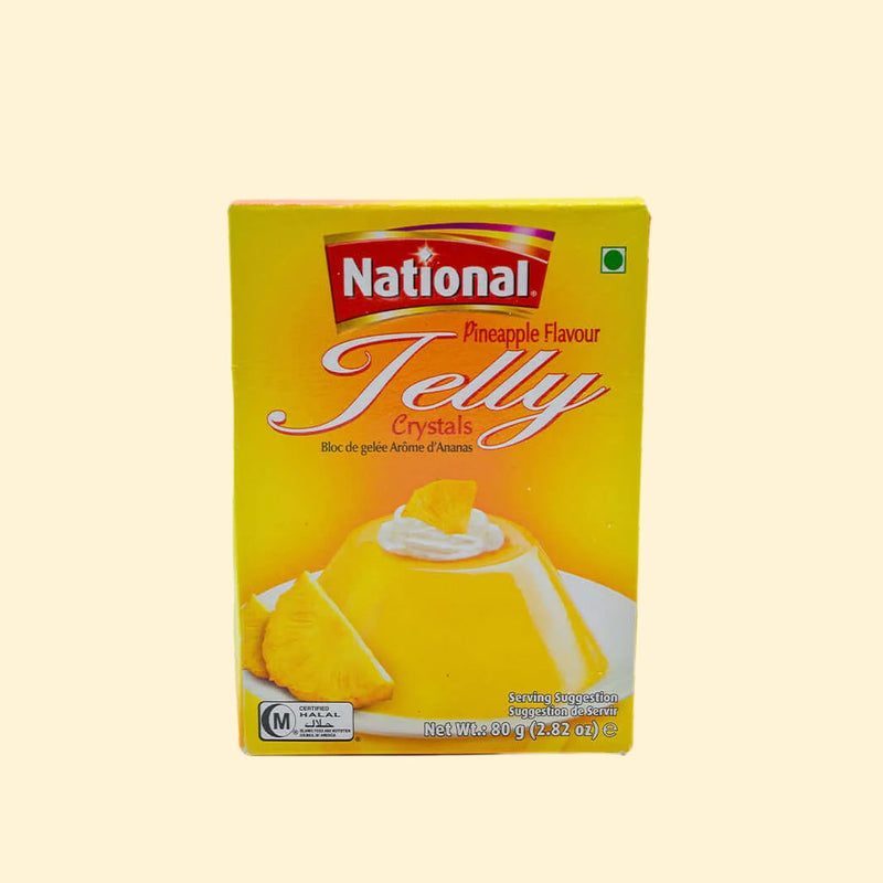 National Pineapple Flavour Jelly Crystals 80g