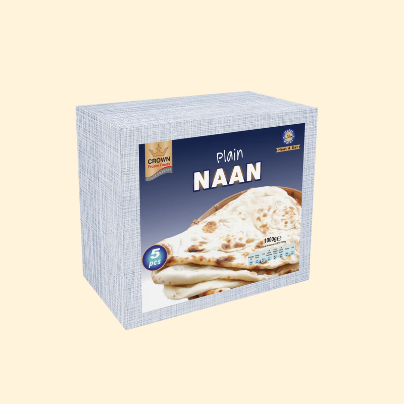 Crown Foods Plain Naan