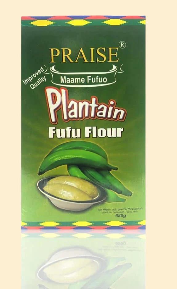 Plantain fufu flour