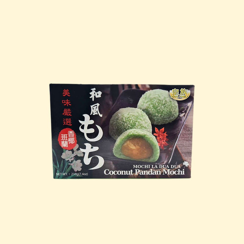 Royal Family Mochi La dua dua Coconut Pandan Mochi 210g