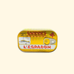 L'Espadon Sardines in Spiced Vegetable Oil 125g