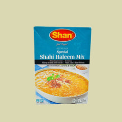 Shan Shahi Haleem Mix 300g is a convenient mix of traditional ingredients that provides a quick and easy way to make delicious, authentic-tasting Pakistani-style haleem. This mix is made with carefully selected spices and pulses, and can be prepared in as little as 20 minutes. Enjoy the authentic flavor of homemade haleem with Shan Shahi Haleem Mix 300g.