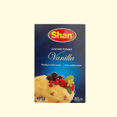 Try Shan Custard Powder Vanilla for a delicious and simple dessert experience. This high-quality powder is easy to use and produces excellent results every time. Just add sugar and milk to the powder, and you'll have a rich, smooth custard with a light vanilla flavor. Enjoy classic custard recipes with this 200 gram pouch of Shan Custard Powder.