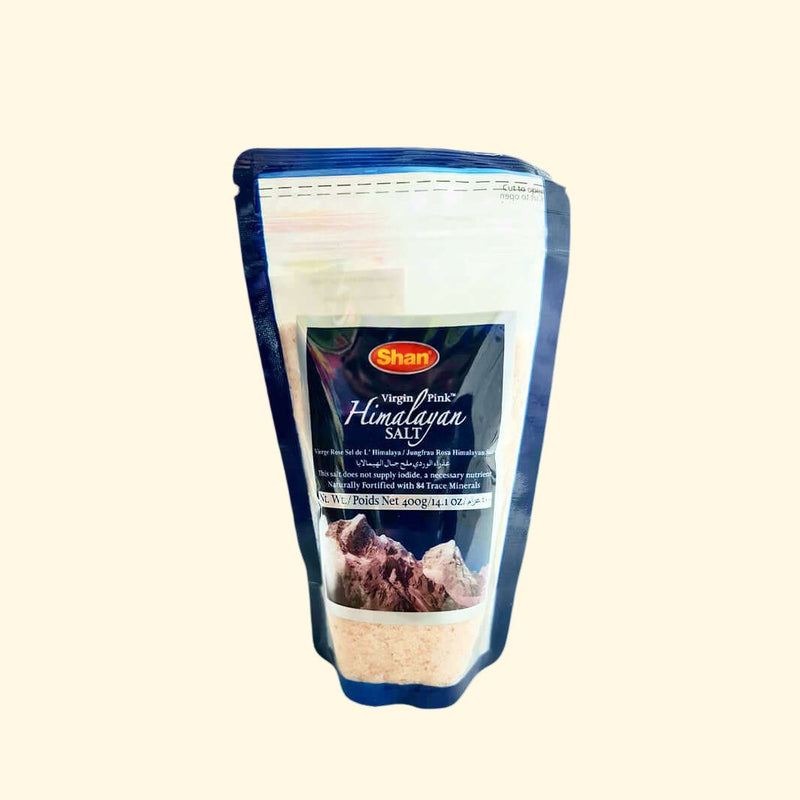 Shan Himalayan Salt Virgin Pink is the perfect addition to any kitchen. This 100% natural salt is perfect for seasoning food or adding a unique flavor to any dish. With 400g of premium natural salt, you can easily season any meal without worrying about running out. Get the perfect flavor and make your kitchen pantry shine with Shan Himalayan Salt Virgin Pink.