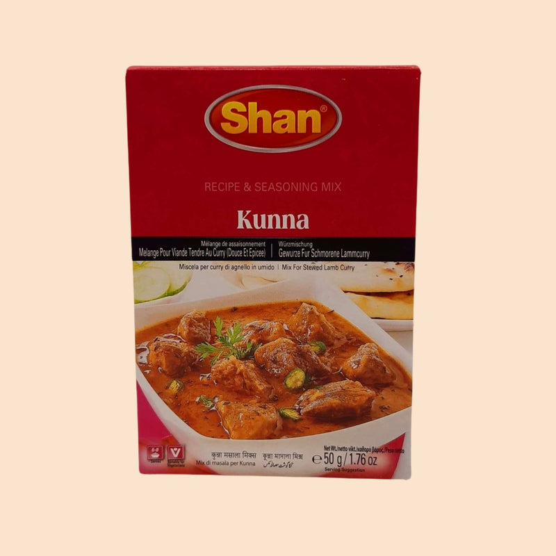 Shan Kunna Masala is an authentic blend of spices from the subcontinent. Its unique combination of red chili and cumin powder, coriander and turmeric, create a flavorful and aroma-filled dish every time. Try Shan Kunna Masala and make your dishes come alive with flavor.