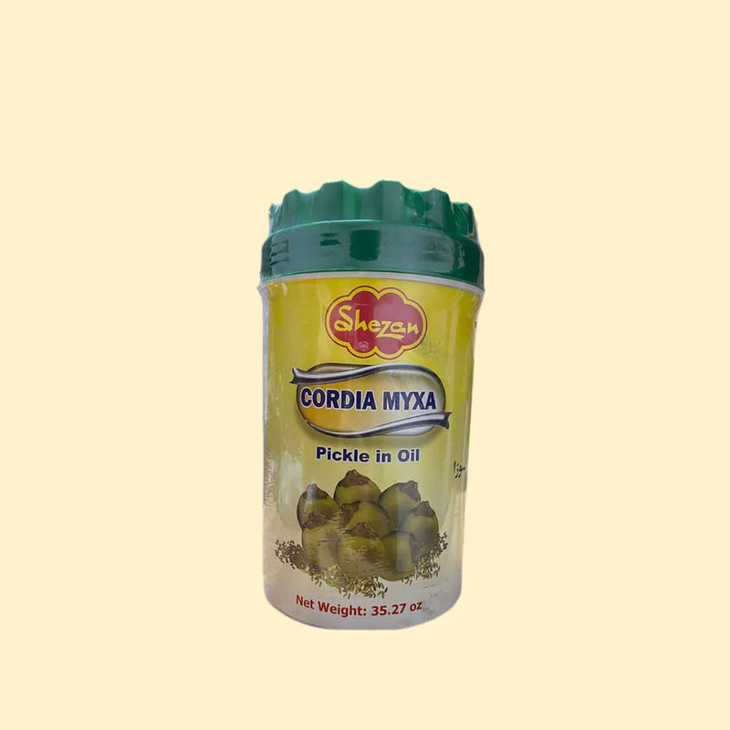  Shezan Cordia Myxa Pickle in Oil is a classic Pakistani pickle that is prepared with the finest oil and spices. The 1 kg size is perfect for large gatherings or for stocking up in the pantry. Enjoy this pickle for its distinct flavor and aroma, sourced from the freshest ingredients.