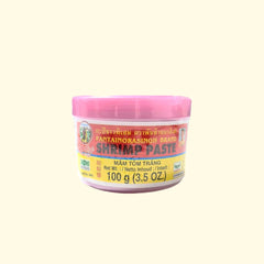 Tantalize your taste buds with Mam Tom Trang Shrimp Paste 100g! This deliciously creamy paste has a unique shrimp flavor that'll take your recipes to the next level. Upgrade your dishes - add Mam Tom Trang!