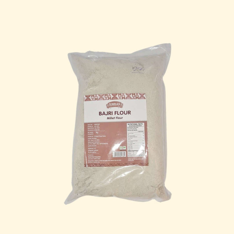 Introducing Simran Bajri Flour, the perfect way to spice up your meals! This 1kg pack of bajri is great for making tasty rotis and pancakes. So, indulge in the deliciousness of bajri with Simran! Yummmm!!