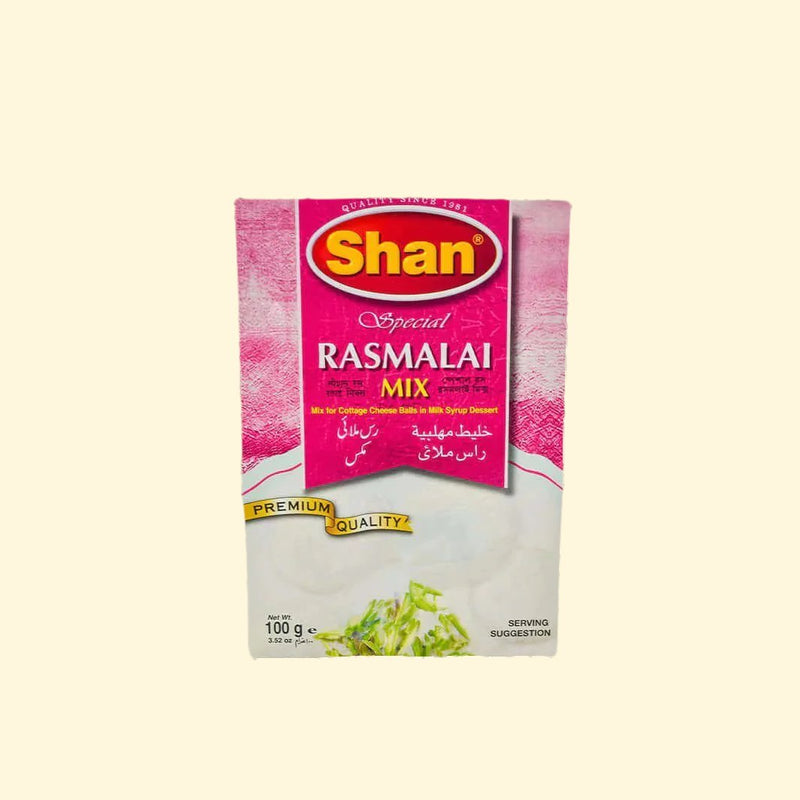 Shan Special Rasmalai Mix provides a hassle-free way to enjoy the delicious flavor of a traditional Indian dessert. With the simple addition of milk and cream, you can prepare a delicious dessert in a fraction of the time it would typically take. Enjoy the sweet and creamy taste of authentic Rasmalai with Shan Special mix.