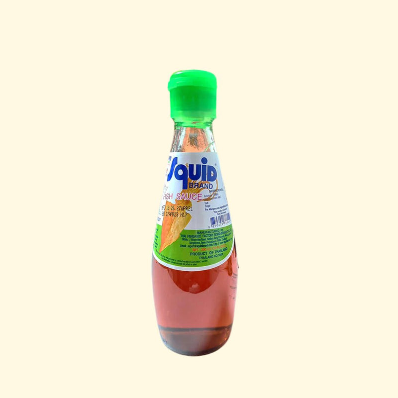 Looking for a fish sauce you can trust? Look no further than Squid Brand Fish Sauce 300ml! This tasty sauce is made with 100% pure fish for superior flavor that won't leave you high and dry. Put a little pep in your step and some flavor on your plate with this zingy sauce! It's the catch of the day!