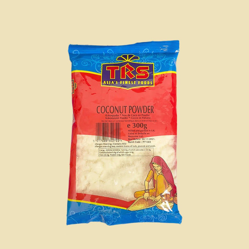  Sprinkle some tropical flair into your dishes with TRS Coconut Powder! This perfect 300g package brings you an all-natural, vegan-friendly delight that's perfect for both sweet and savory creations - think cakes and curries! With no added sugar, it's definitely a guilt-free treat. Add a pinch of paradise to your plate!