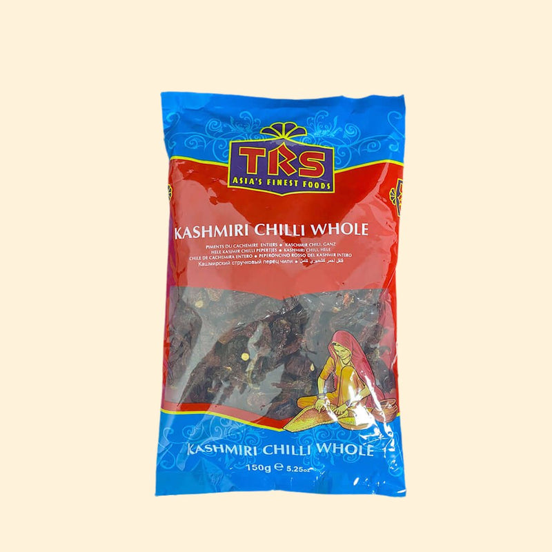 Bring the heat to your dishes with TRS Kashmiri Chilli Powder! Spicy, smoky, and full of flavor, a little goes a long way in adding zest to your favorite dishes. Spice it up in style with the 100g package of this premium Kashmiri chilli powder!