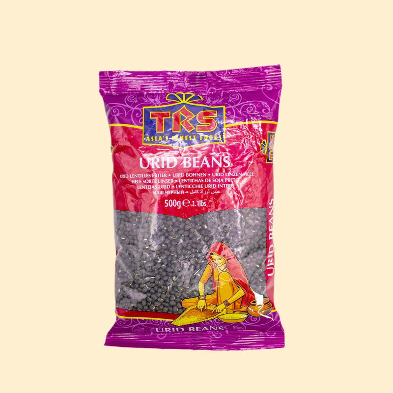 Introducing the fabulous TRS Urid Beans 2kg - the perfect way to make delicious dishes like dal and sambar! These urid beans are high-quality and freshly sourced, so your meals will always taste great. Plus, each package contains 2kg of them, so you'll have lots to cook up!