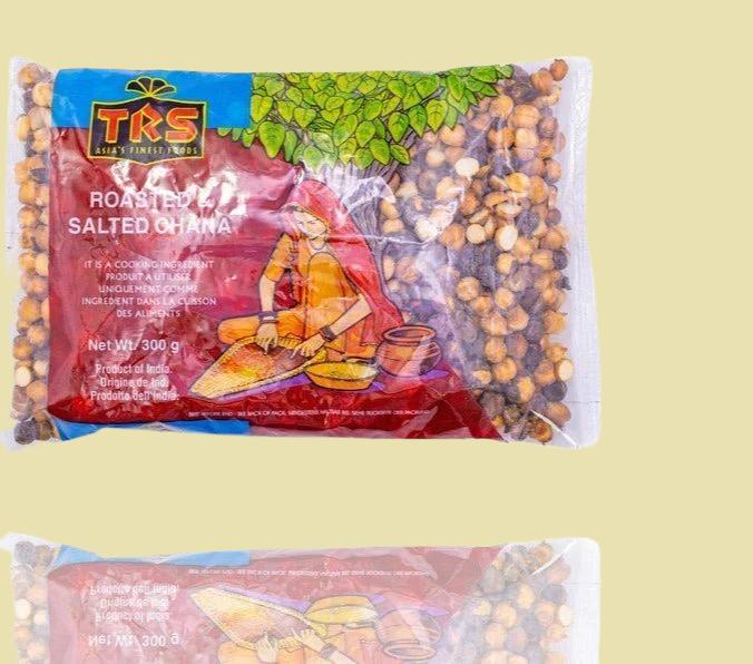 Make snack time even better with a bag of TRS Roasted & Salted Chana! Perfectly crispy, golden-brown and salted to perfection, these crunchy chana are sure to satisfy your craving for something savory. One more reason to love snack time!