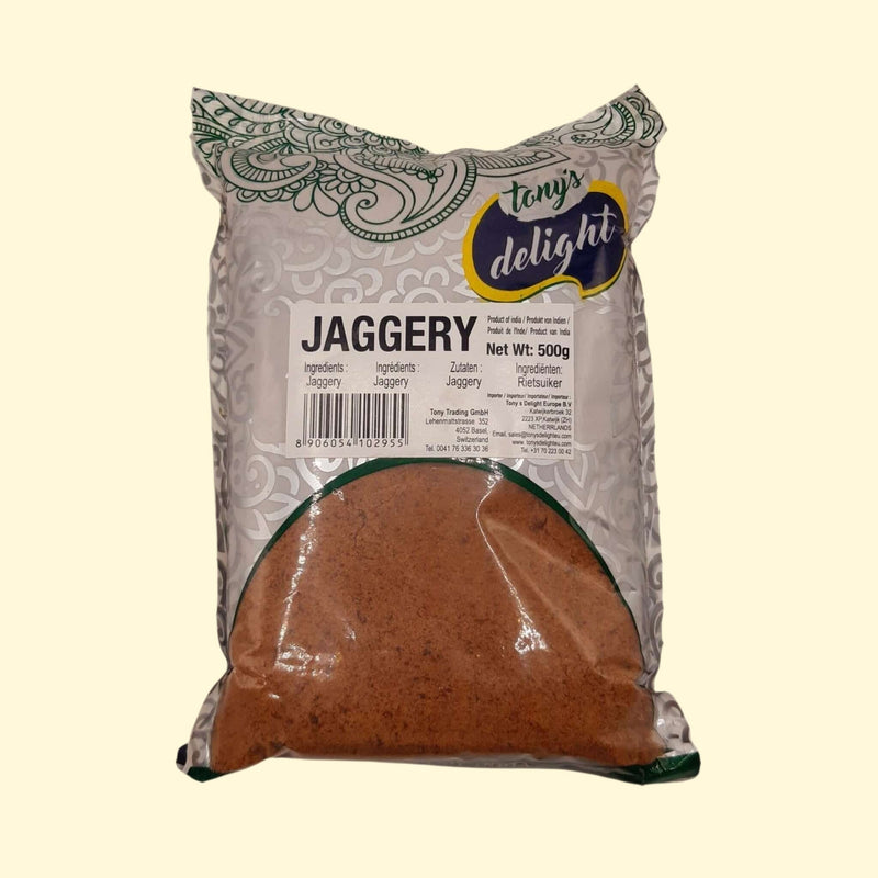 Discover the sweet bliss of Tony's Delight Jaggery! Free from additives or artificial ingredients, this natural, unrefined sugar promise a joyous taste that will leave your mouth tingling with delight. Spice up your life and indulge in some Tony's Delight Jaggery - it's the sweetest way to say "y'all!"