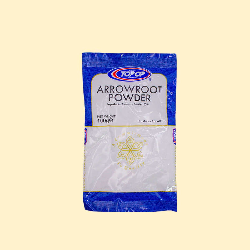 Ready, Aim, Flour-ish! Top Op Arrowroot Powder is here to help you reach your cooking goals. This 100g bag of quality arrowroot powder packs a powerful punch - it's gluten-free, non-GMO, and conveniently easy to use (no pesky peeling or grinding required!). Get ready to hit your culinary bullseye with Top Op Arrowroot Powder!